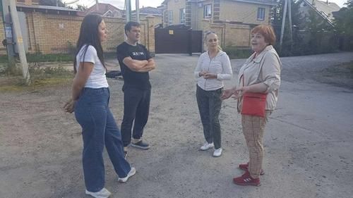 Активисты из числа местных жителей