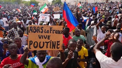 Митинг в Нигере.